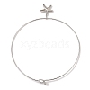 Brass Charm Bangles BJEW-Q350-07B-P-3