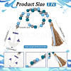 Ocean Theme Wood Beads Pendant Decorations DIY-WH0888-777F-09-2