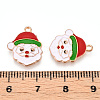 Christmas Theme Alloy Enamel Pendants ENAM-N056-403G-3