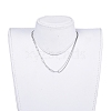 304 Stainless Steel Chain Necklaces NJEW-JN02767-4