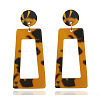 Alloy Acetic Acid Dangle Stud Earrings FS-WG80CFF-05-1