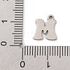 Non-Tarnish 201 Stainless Steel Charms STAS-U016-01P-M-3