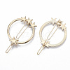 Alloy Hollow Geometric Hair Pin X-PHAR-N005-010G-2