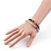 3Pcs 3 Styles Polymer Clay Heishi Beads Stretch Bracelets Sets BJEW-JB05914-5