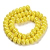 Porcelain Rondelle Beads PORC-Q001-01J-2