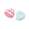 Opaque Resin Cabochons CRES-M037-08A-3