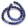 Round Natural Sodalite Beads Strands X-G-F222-39-12mm-3