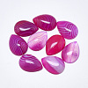 Natural Banded Agate/Striped Agate Cabochons G-T122-23B-1