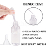 BENECREAT 60ml Transparent PET Plastic Refillable Spray Bottle MRMJ-BC0001-51-3