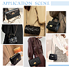 Zinc Alloy with PU Leather Chain Bag Strap AJEW-WH0472-65KCG-6