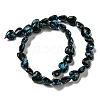 Spray Painted Synthetic Turquoise Beads Strands G-E617-B08-01-3