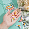 Wing Food Grade Eco-Friendly Silicone Focal Beads SIL-NB0001-43-3