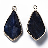 Natural Sodalite Charms G-Q998-029F-3