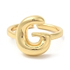 Brass Open Cuff Rings RJEW-U008-06G-G-2