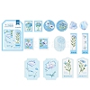 45Pcs 15 Styles Flower Theme PET Sticker PW-WG710D4-03-1