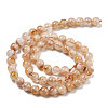 Heated Natural Citrine Beads Strands G-NH0010-04-3