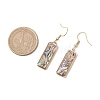 Natural Paua Shell Dangle Earrings EJEW-JE06274-05-3