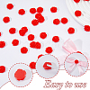 80Pcs Opaque Resin Cabochons RESI-DC0001-61A-4