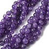 Natural Amethyst Beads Strands G-R446-10mm-21-A-1