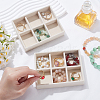 6 Grids Velvet Jewelry Display Trays ODIS-SP0002-24C-01-3
