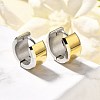 304 Stainless Steel Hoop Earrings for Women EJEW-C096-47GP-1