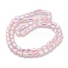 Imitation Jade Glass Beads Strands EGLA-D030-05A-2