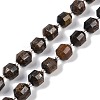 Natural Bronzite Beads Strands G-O201B-137G-2