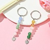 2Pcs Natural Gemstone Keychain KEYC-JKC01172-2