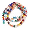 Transparent Electroplate Glass Beads Strands LS-GLAA-F029-3mm-C29-2