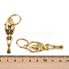 Alloy Skeleton Hoop Earrings EJEW-Z132-01AG-5