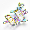 Plated Alloy Puppy Locket Pendants PALLOY-S119-032-4