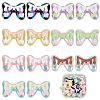 14Pcs 7 Colors Plating Acrylic Beads OACR-AN0001-01-1