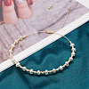 Adjustable Simple Pearl and Rice Bead Braided Bracelets for Women GH4386-1