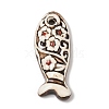 Handmade Porcelain Big Pendants PORC-Z003-01B-2