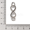 Tarnish Resistant 304 Stainless Steel Infinity Links STAS-L274-009P-02-3