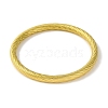 Ion Plating(IP) 304 Stainless Steel Bangles for Women BJEW-B104-31G-2