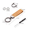 Genuine Leather Car Key Keychain JX273B-2