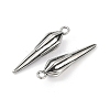 316 Surgical Stainless Steel Pendants STAS-G349-22AS-2