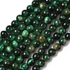 Dyed Natural Tiger Eye Beads Strands G-G102-A01-02-5