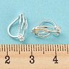 Brass Clip-on Earring Findings EC110-S-4