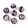 Handmade Foil Lampwork Beads LAMP-T021-31B-1