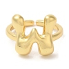 Brass Open Cuff Rings RJEW-U008-06W-G-2