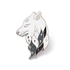 Wolf Enamel Pin JEWB-D012-21-1