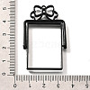 Alloy Open Back Bezel Pendants PALLOY-I223-10EB-3