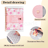 A5 PVC 100 Envelope Challenge Savings Binder AJEW-WH0471-112B-6
