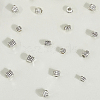 180Pcs 9 Styles Tibetan Style Alloy Beads TIBEB-PA0001-05-7