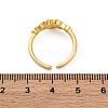 Brass Cuff Finger Rings RJEW-G337-24G-5