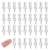 Unicraftale 60Pcs 201 Stainless Steel Screw Eye Pin Peg Bails STAS-UN0043-48-1