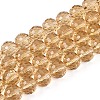 Transparent Glass Bead Strands GLAA-R095-10mm-32-1