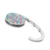 Baking Paint Zinc Alloy Crystal Rhinestone Bag Hanger BAGH-F001-B05-2